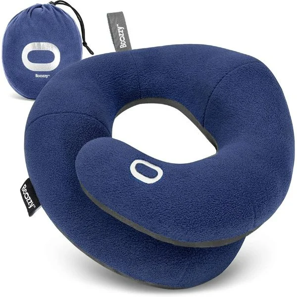 BCOZZY Travel Neck Pillow Best for Flights and Car Rides