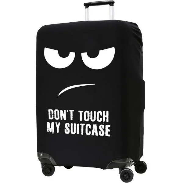 kwmobile Travel Suitcase Cover with Personalized Design