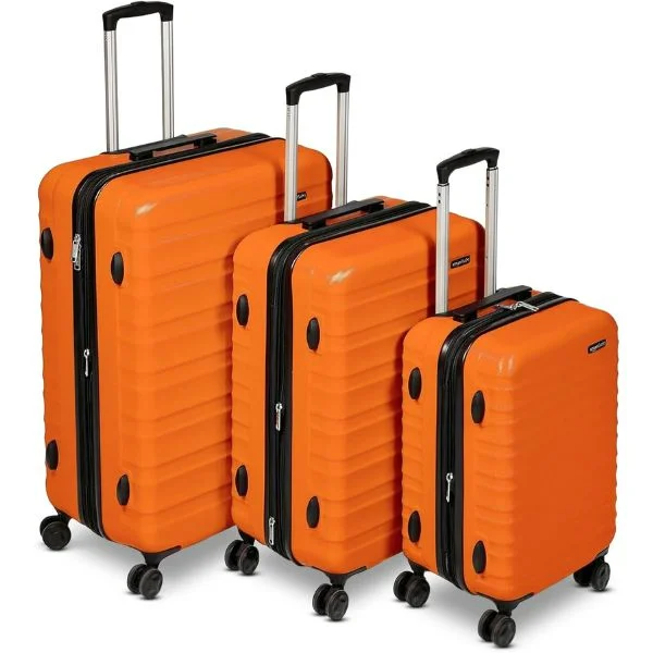 Amazon Basics 3-Piece Luggage Set for Easy Travel